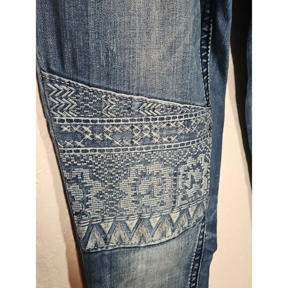 Miss Me Womens Low Rise Signature Skinny Jeans Blue Size 26, 30 Inseam - Picture 2 of 7